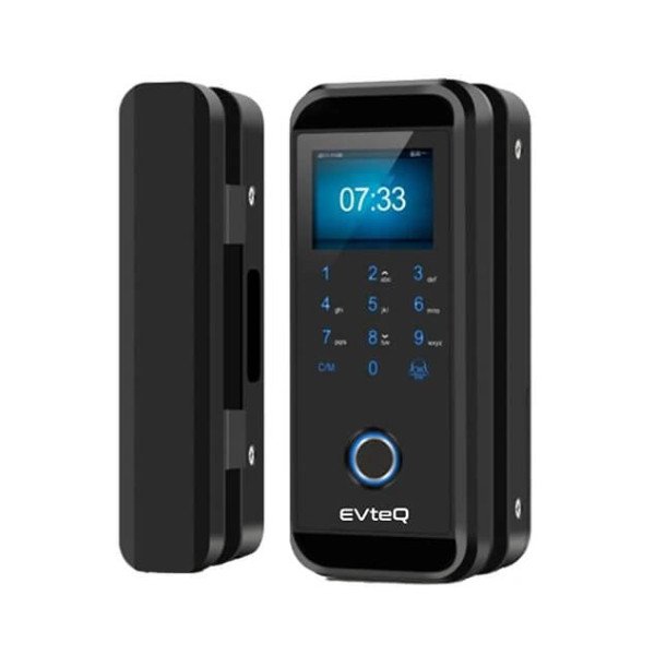 Biometric Fingerprint Glass Door Locks For Framed Glass Door