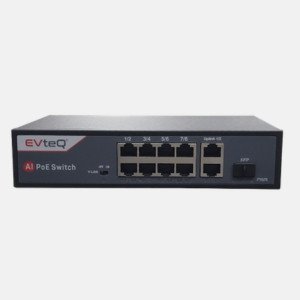 8 Port PoE Switch 2 Uplink Giga & 1 SFP