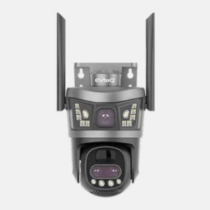 4G Solar Camera 3MP Triple Lens 10x Zoom, Dual Solar Panel-V380Pro