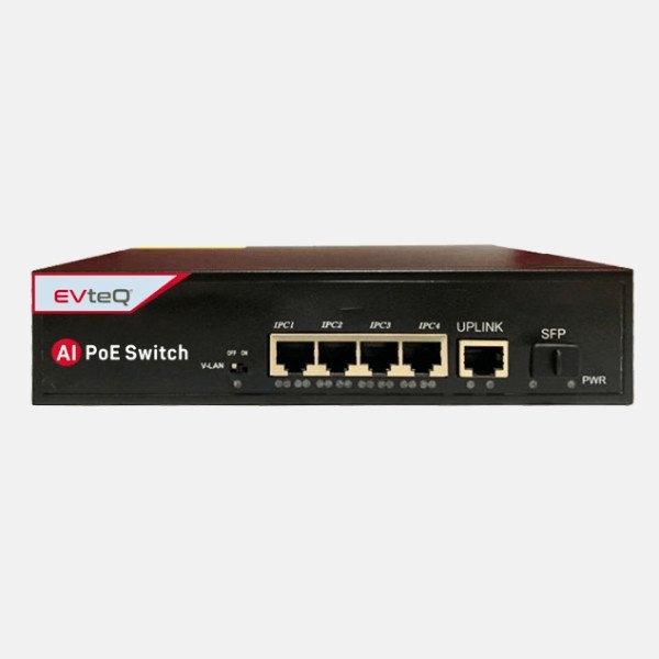 4 Giga Ports PoE Switch